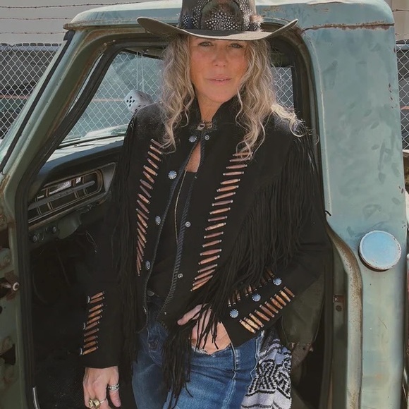Cripple Creek Jackets & Blazers - CRIPPLE CREEK WOMENS TRADITIONAL FRINGE LEATHER JACKET size S